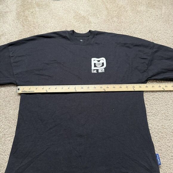 Walt Disney World Est 1971 Long Sleeve Shirt Adult Size XS Black Spirit Jersey - Picture 8 of 9
